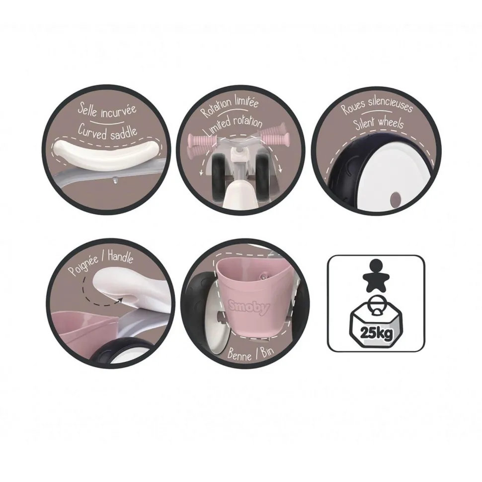 Porteur rookie rose - Smoby