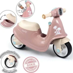Porteur scooter rose clair - Smoby