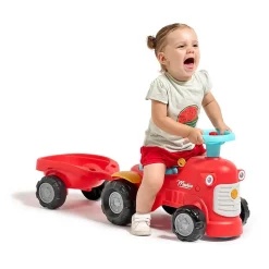 Porteur tracteur avec remorque Maurice : Rouge - Falk / Falquet