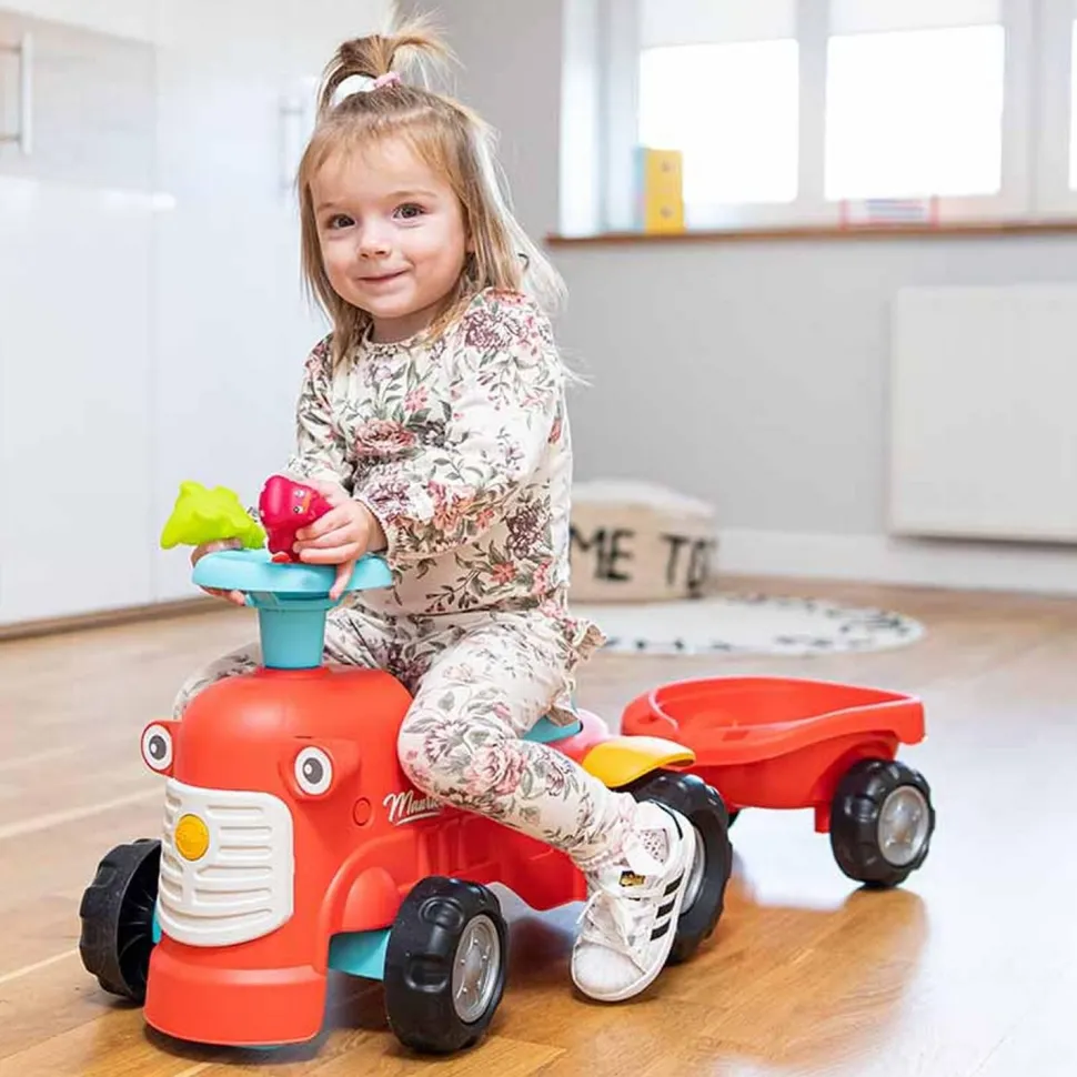 Porteur tracteur avec remorque Maurice : Rouge - Falk / Falquet