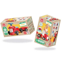 Porteur tracteur avec remorque Maurice : Rouge - Falk / Falquet