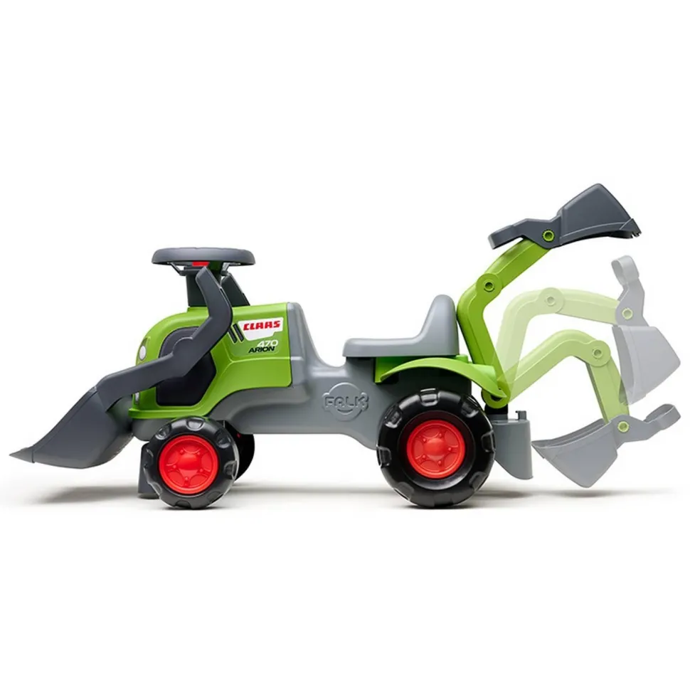 Porteur tracteur avec remorque Claas : Vert - Falk / Falquet