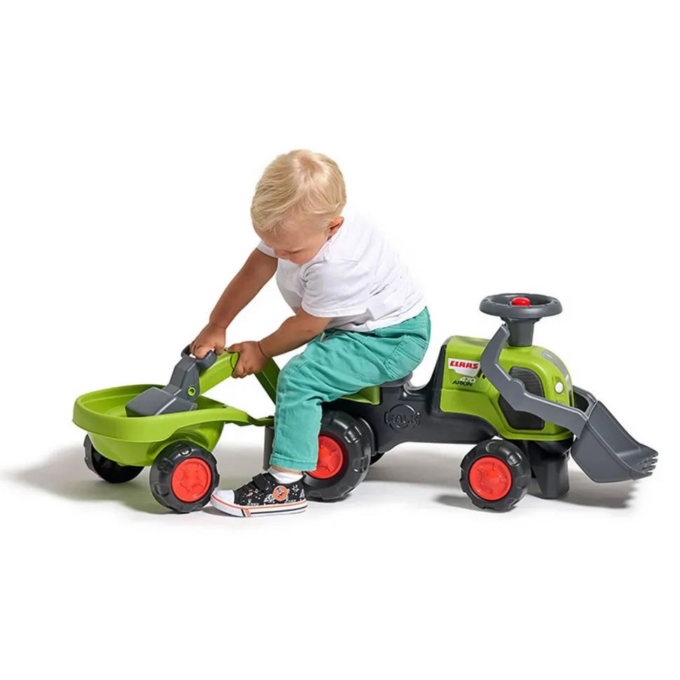 Porteur tracteur avec remorque Claas : Vert - Falk / Falquet