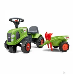 Porteur tracteur Baby Claas avec remorque - Falk / Falquet