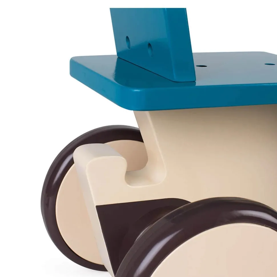 Porteur tracteur en bois : Bleu - Janod