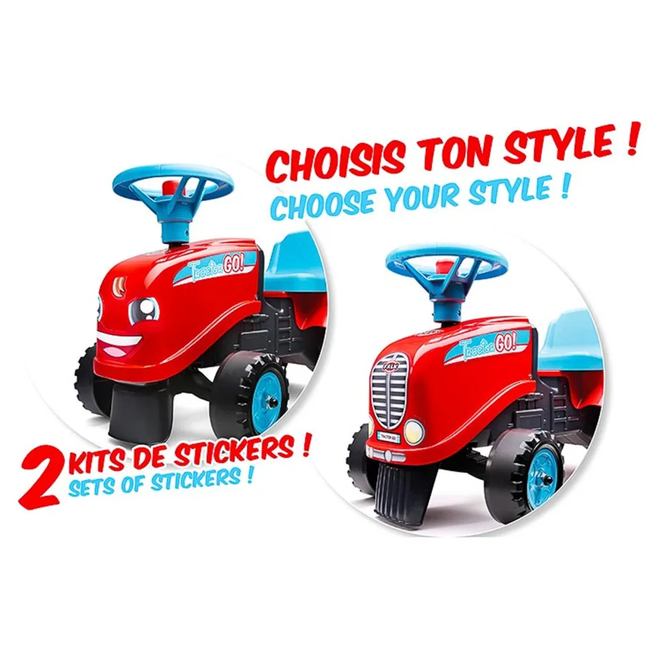 Porteur tractor Go avec remorque - Falk / Falquet