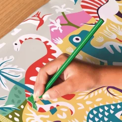 Poster à colorier : Dinosaures - Poppik