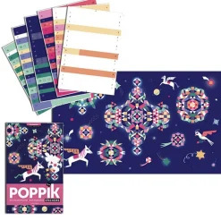 Poster créatif + 1000 stickers : constellation - Poppik