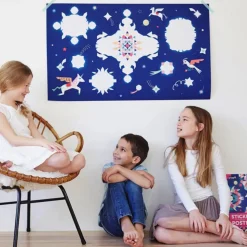 Poster créatif + 1000 stickers : constellation - Poppik