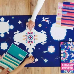 Poster créatif + 1000 stickers : constellation - Poppik