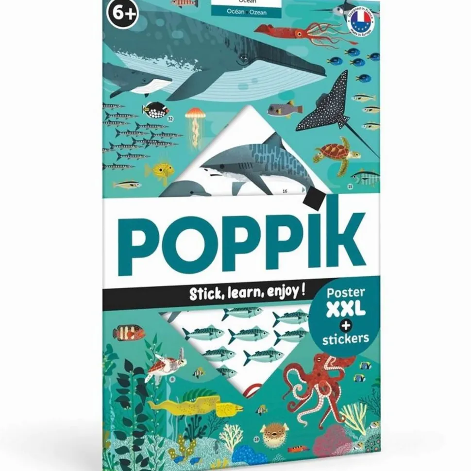Poster pédagogique : oceans - Poppik