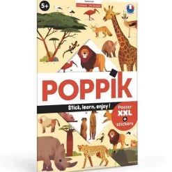 Poster pédagogique : savane - Poppik