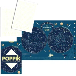 Poster pédagogique et stickers : Étoiles phosphorscentes - Poppik