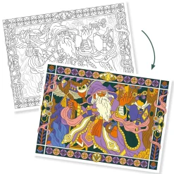 Posters à colorier : Colouring Gallery : Héroïque - Djeco