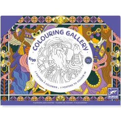 Posters à colorier : Colouring Gallery : Héroïque - Djeco