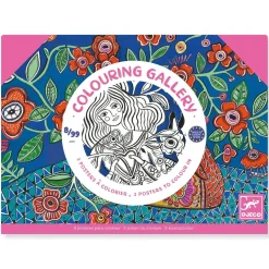 Posters à colorier : Colouring Gallery : Floraison - Djeco