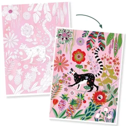 Posters à colorier : Colouring Gallery : Sauvage - Djeco