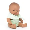 Poupée Bébé Garçon Latino-américain Habillé 21cm - Miniland