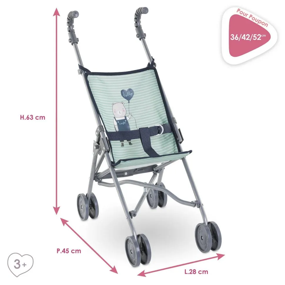 Poussette canne Sauge pour poupon 36/42/52 cm - Corolle