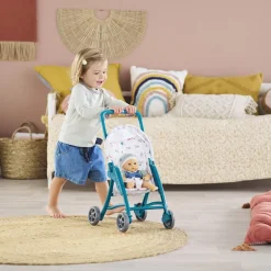 Poussette pour poupon 30 cm : poussette oursons - Corolle