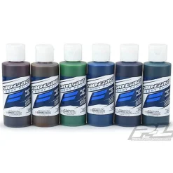 Proline RC Peinture Carrosserie - Candy Set Rouge - Yell - Gre - Bleu - Vio - Turq - Proline UK