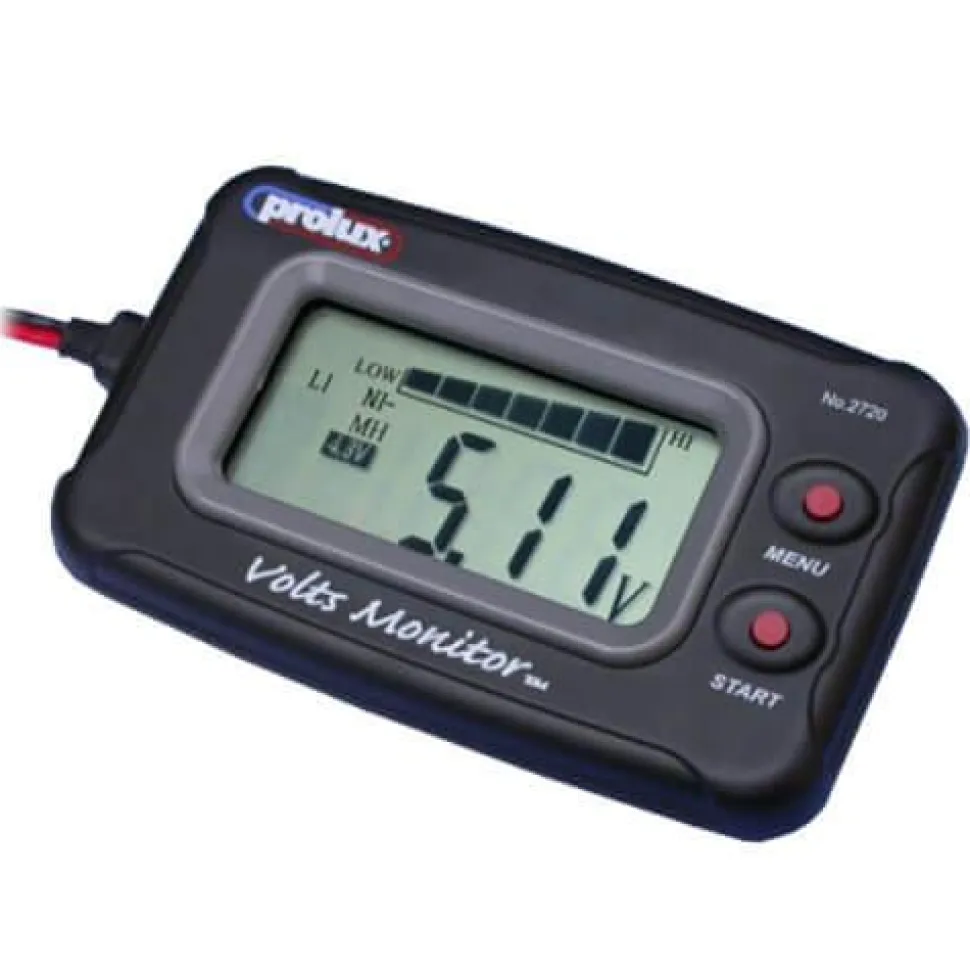 Prolux Lcd Volts Monitor Lipo/Nimh Tests 3.7V-20V - Prolux