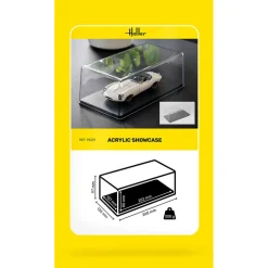 Présentoir vitrine pour maquette : acrylique 252 x 127 x 80 mm - Heller