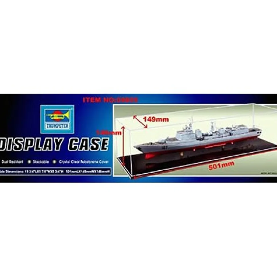 Présentoir vitrine pour maquette : Plastique 501 x 146 x 149 mm - Master Tools