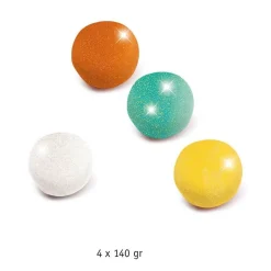 Pâte à modeler : 4 pots de pâte à modeler pailletée - Djeco