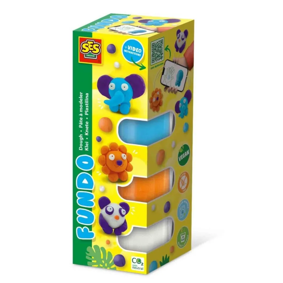 Pâte à modeler FunDo - Animaux - SES Creative