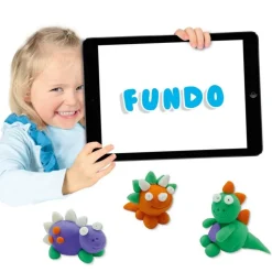 Pâte à modeler FunDo - Dinosaure - SES Creative