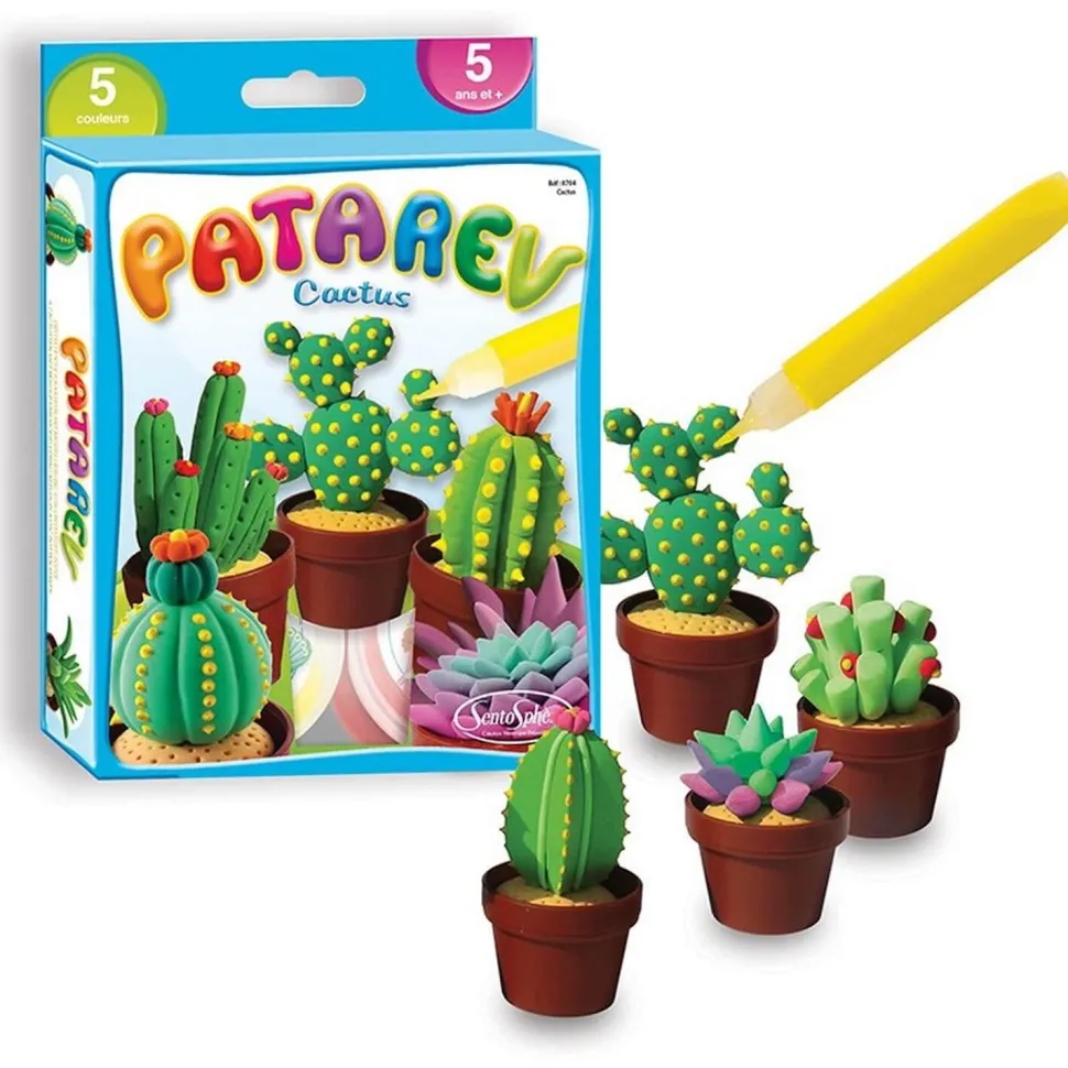 Pâte à modeler Patarev : Blister Cactus - Sentosphère