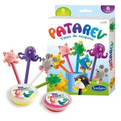 Pâte à modeler Patarev : Têtes de crayons - Sentosphère