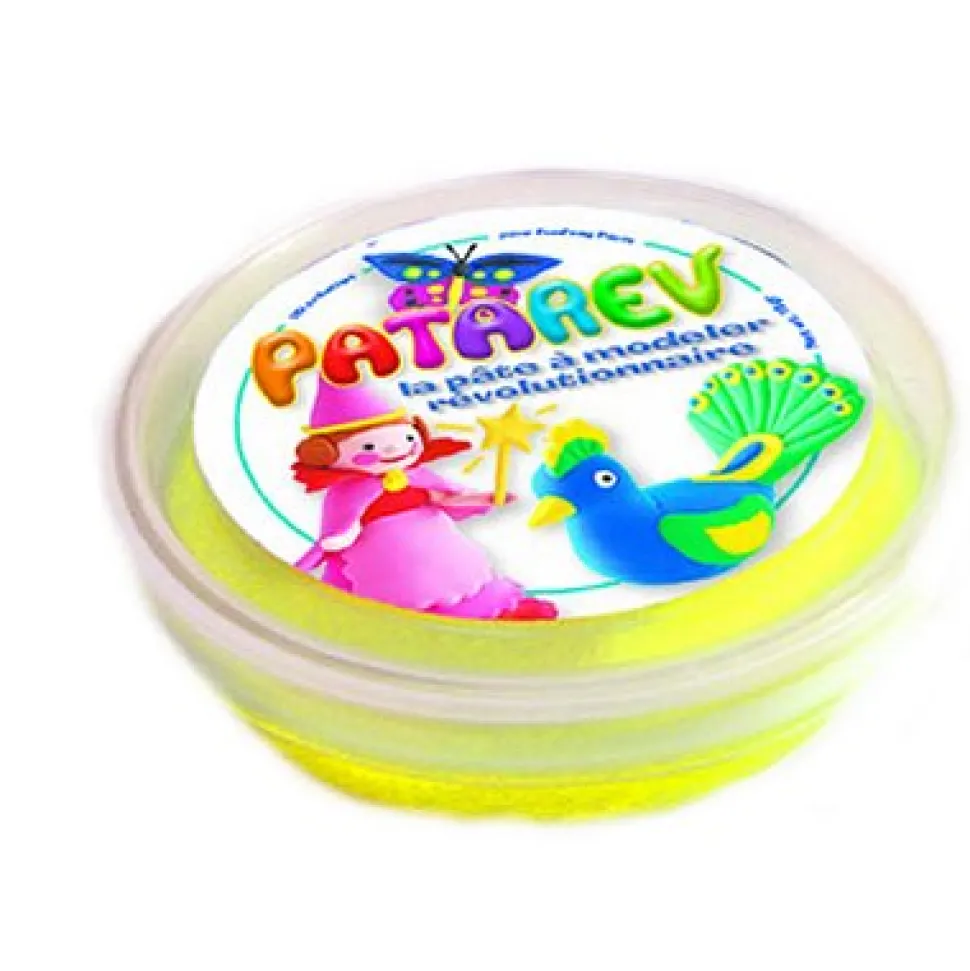 Pâte à modeler Patarev Recharge Pot de 30g : Jaune - Sentosphère