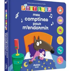 Ptit Loup : Mes Comptines pour M'endormir - Mes Premiers Sonores - Editions Auzou