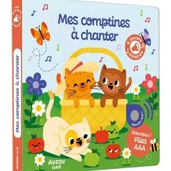 Ptit Loup : Mes Comptines à Chanter - Mes Premiers Sonores - Editions Auzou