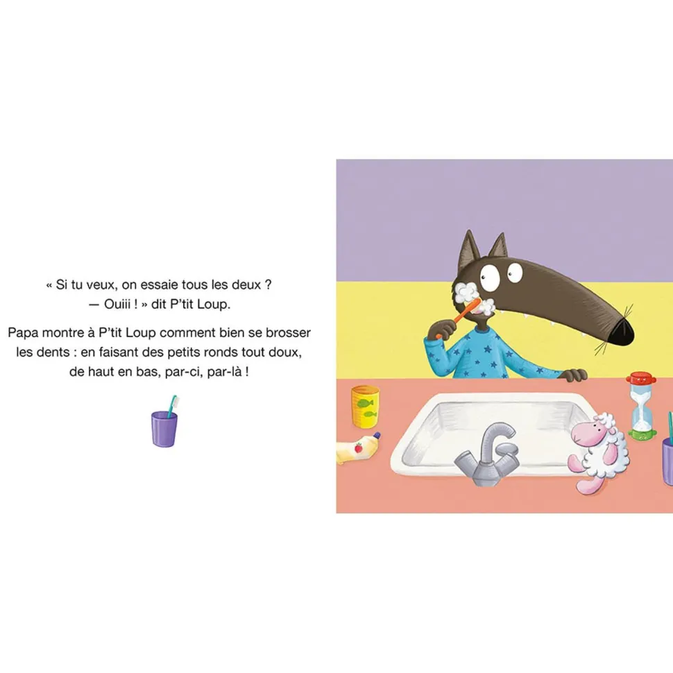 P'TIT LOUP SE BROSSE LES DENTS - Editions Auzou