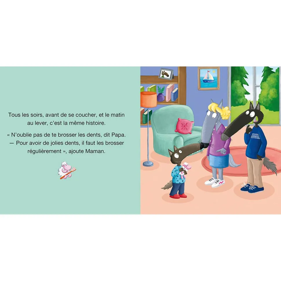 P'TIT LOUP SE BROSSE LES DENTS - Editions Auzou