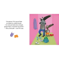 P'TIT LOUP VA A LA PISCINE - Editions Auzou