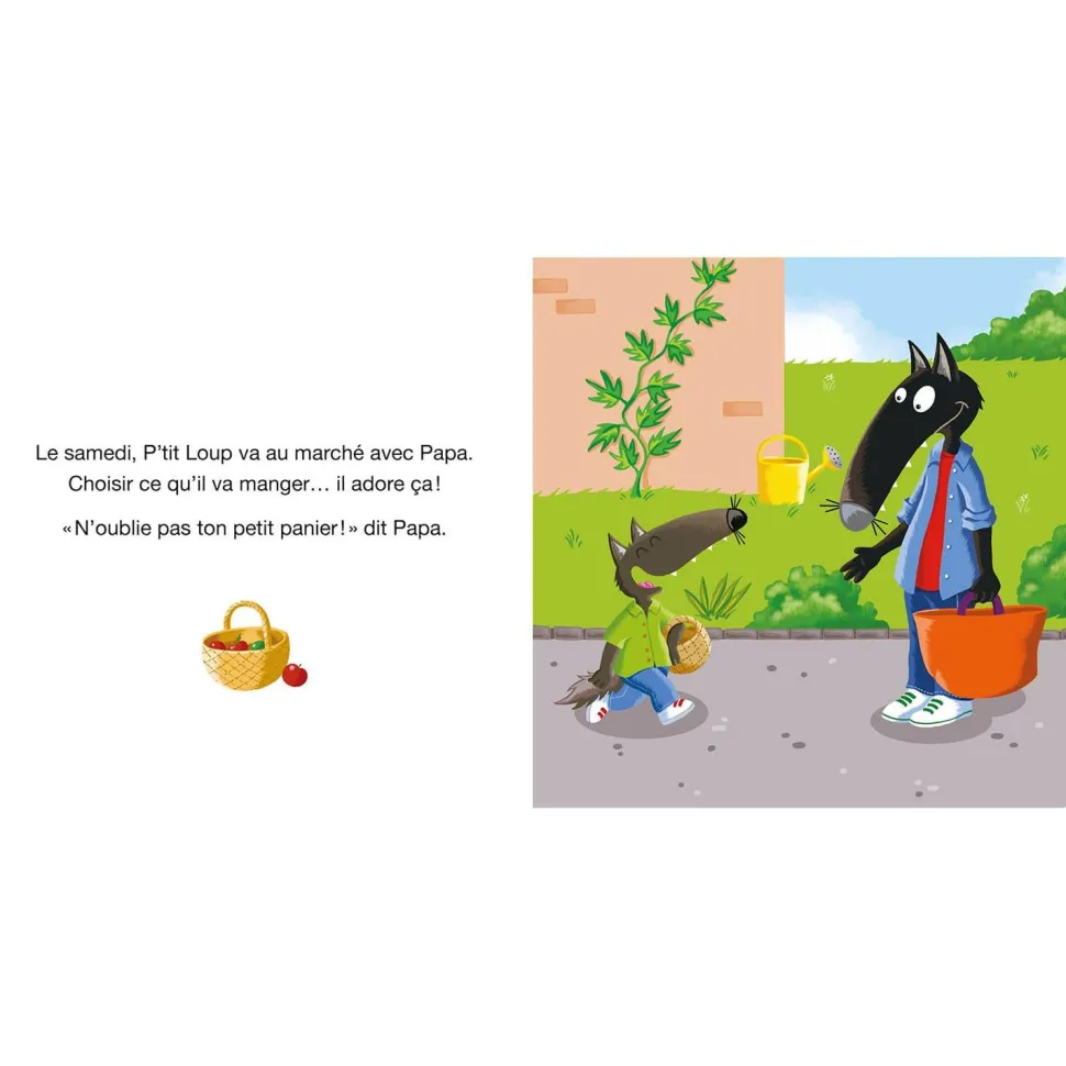 P'TIT LOUP VA AU MARCHÉ - Editions Auzou