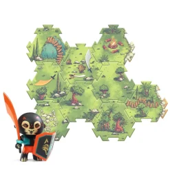 Puzzl Up arty toys : Voras Furious -18pcs - Djeco