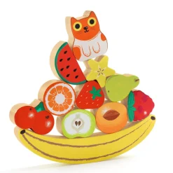 Puzzle à encastrer en bois et jeu d'équilibre : Boom Happy - Djeco