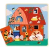 Puzzle 3 niveaux : chez Moo - Djeco