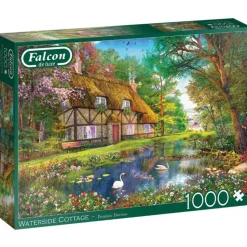 Puzzle 1000 pièces : Chalet au bord de l'eau - Falcon de luxe