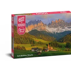 Puzzle 1000 pièces : Santa Maddalena, Dolomites - CherryPazzi