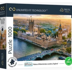 Puzzle 1000 pièces : Unlimited Fit Technology : Palais de Westminster, Londres, Royaume Uni - Trefl Prime