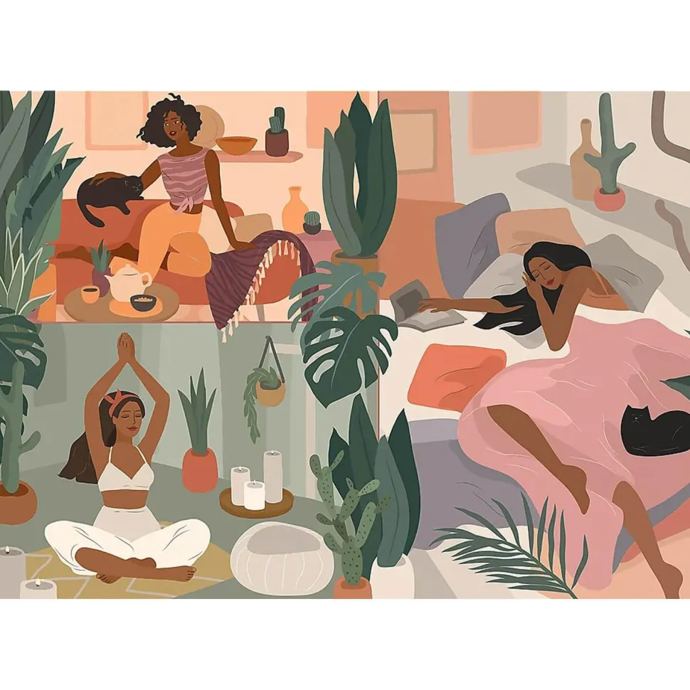 Puzzle 1000 pièces : Unlimited Fit Technology : Bonjour Matin - Trefl Prime