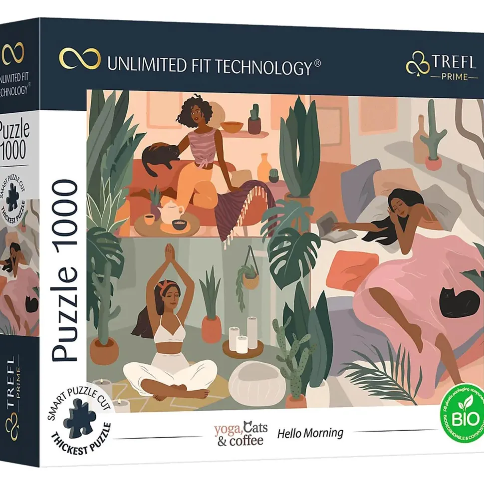 Puzzle 1000 pièces : Unlimited Fit Technology : Bonjour Matin - Trefl Prime