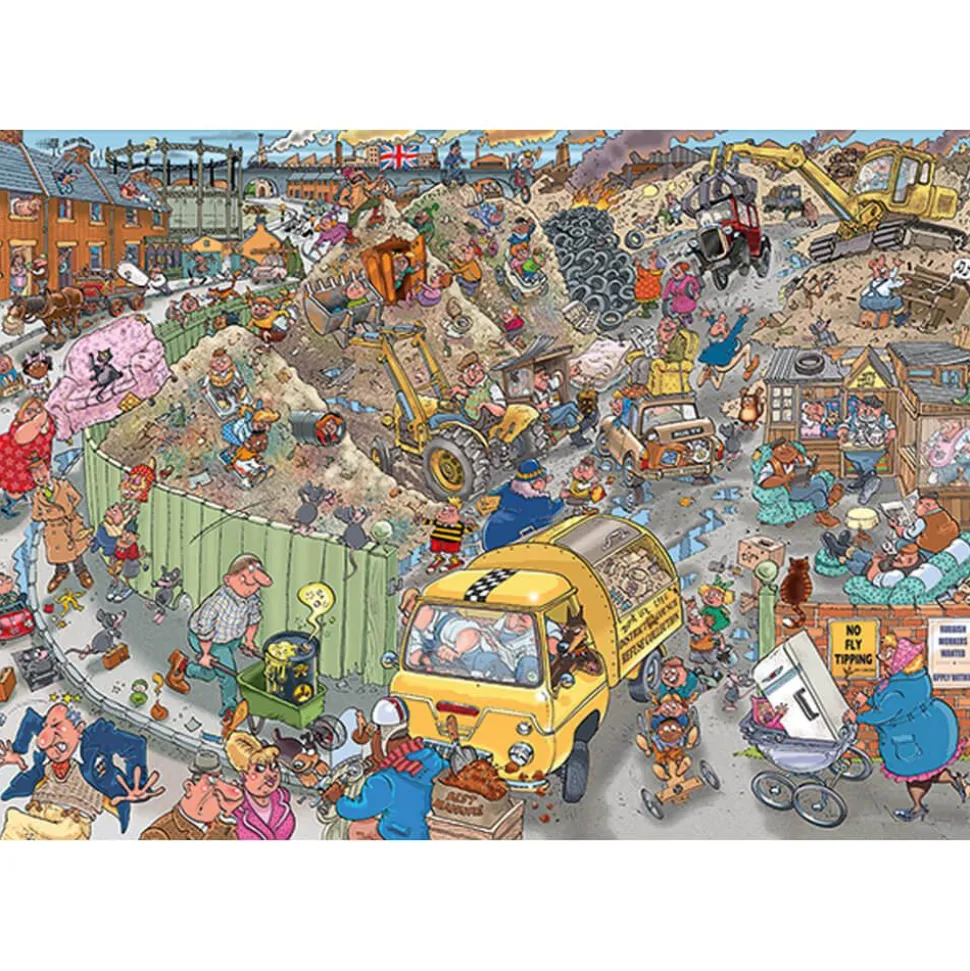 Puzzle 1000 pièces : Wasgij Destiny Numéro 22 : Trip to the Tip - Diset