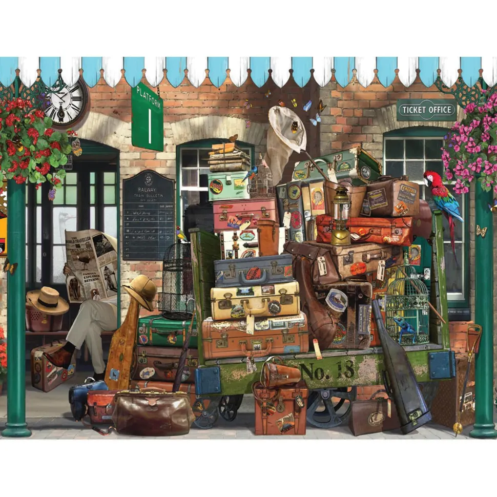 Puzzle 1000 pièces : A la gare - Anatolian